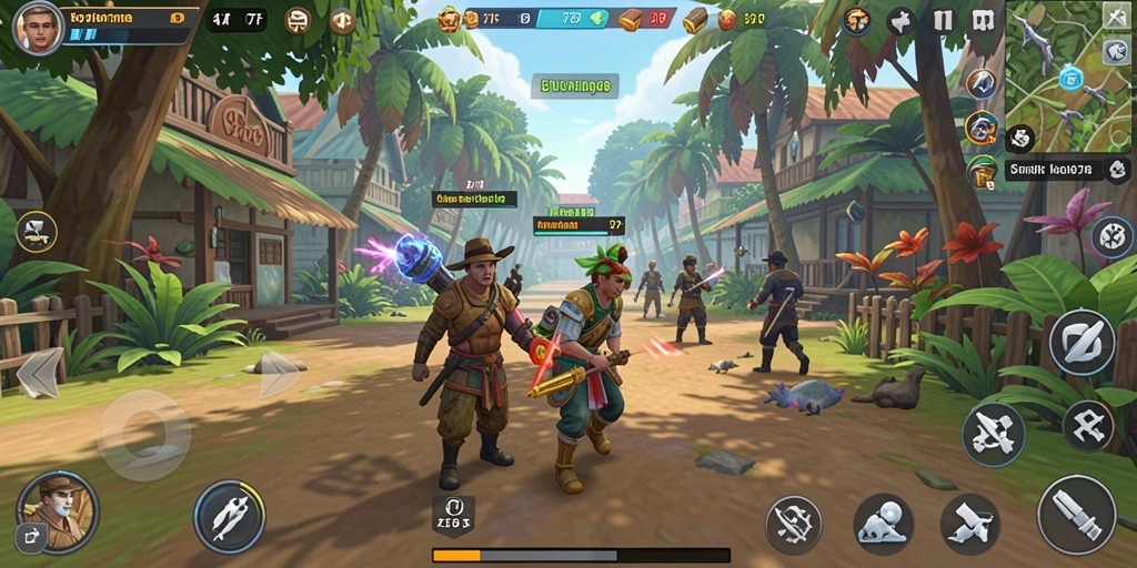 Tampilan gameplay 47F yang interaktif dan menarik.