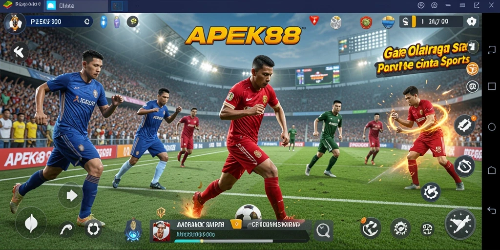 Tampilan gameplay APEK88 yang menegangkan dan penuh aksi.