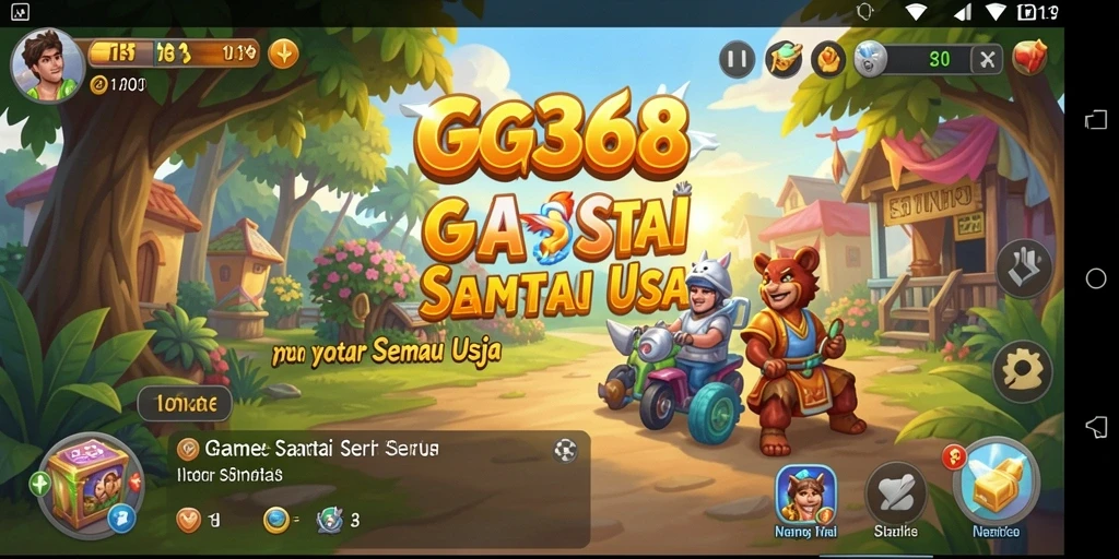 Tampilan gameplay GG368 yang menyenangkan dan menarik.
