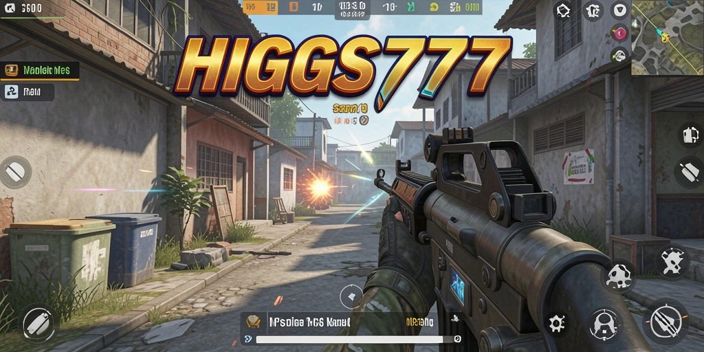 Tampilan mendebarkan dari gameplay HIGGS777 dengan pertempuran FPS intens.