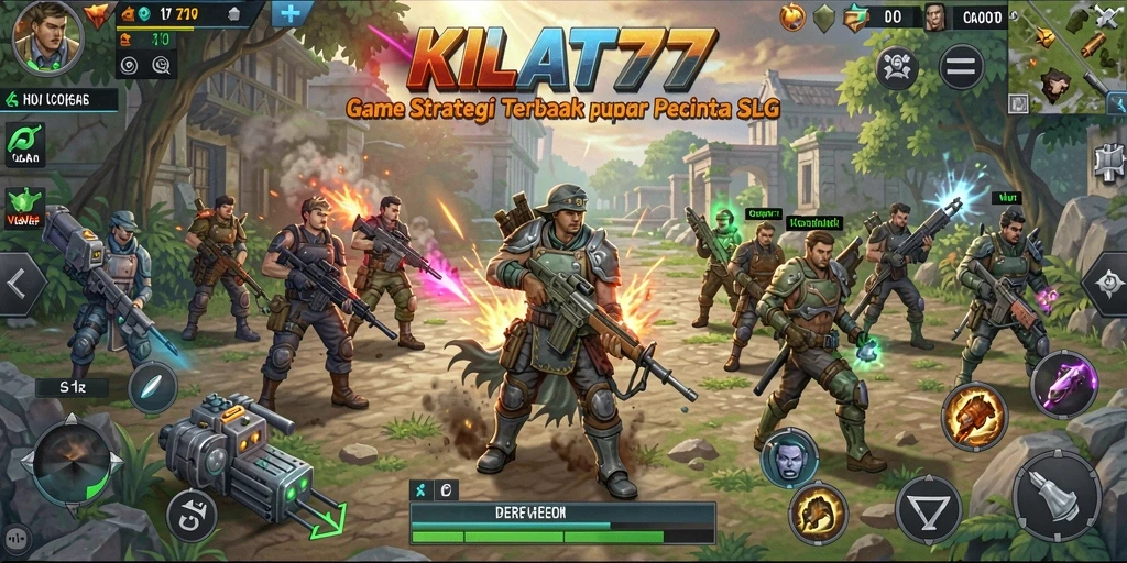Tampilan gameplay seru dan mengasyikkan dari KILAT77.