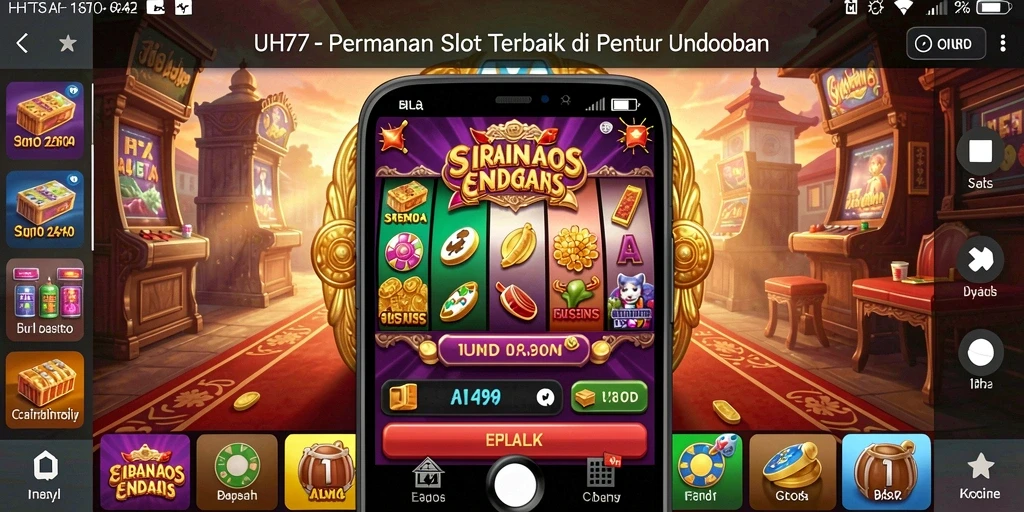 Tangkapan layar UH77 menampilkan gameplay menarik permainan Slot.