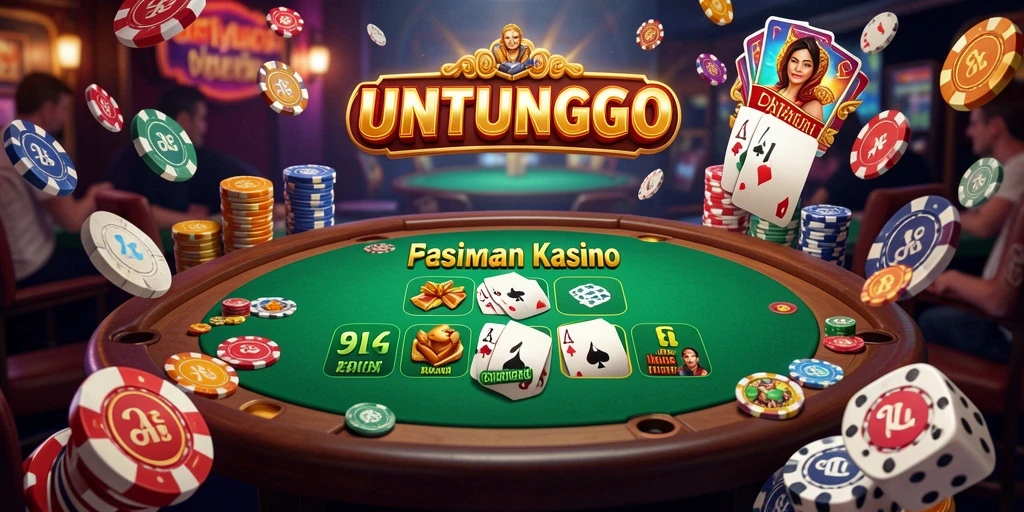 Tampilan menarik dari gameplay Kasino di UNTUNGGO.