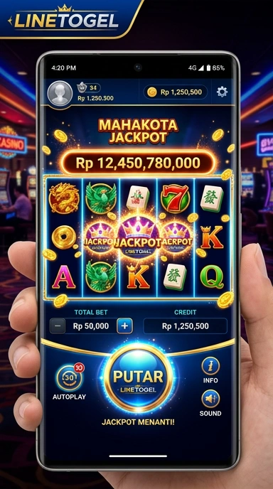 Tampilan antarmuka linetogel yang modern dan user-friendly.